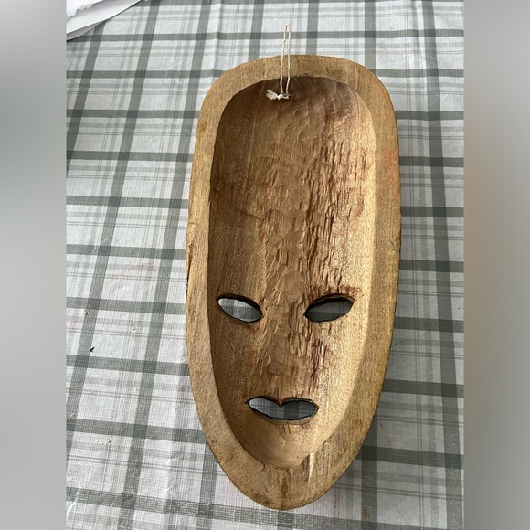 1980’s F.Fabious hand carved wooden Mask - Picture 4 of 6